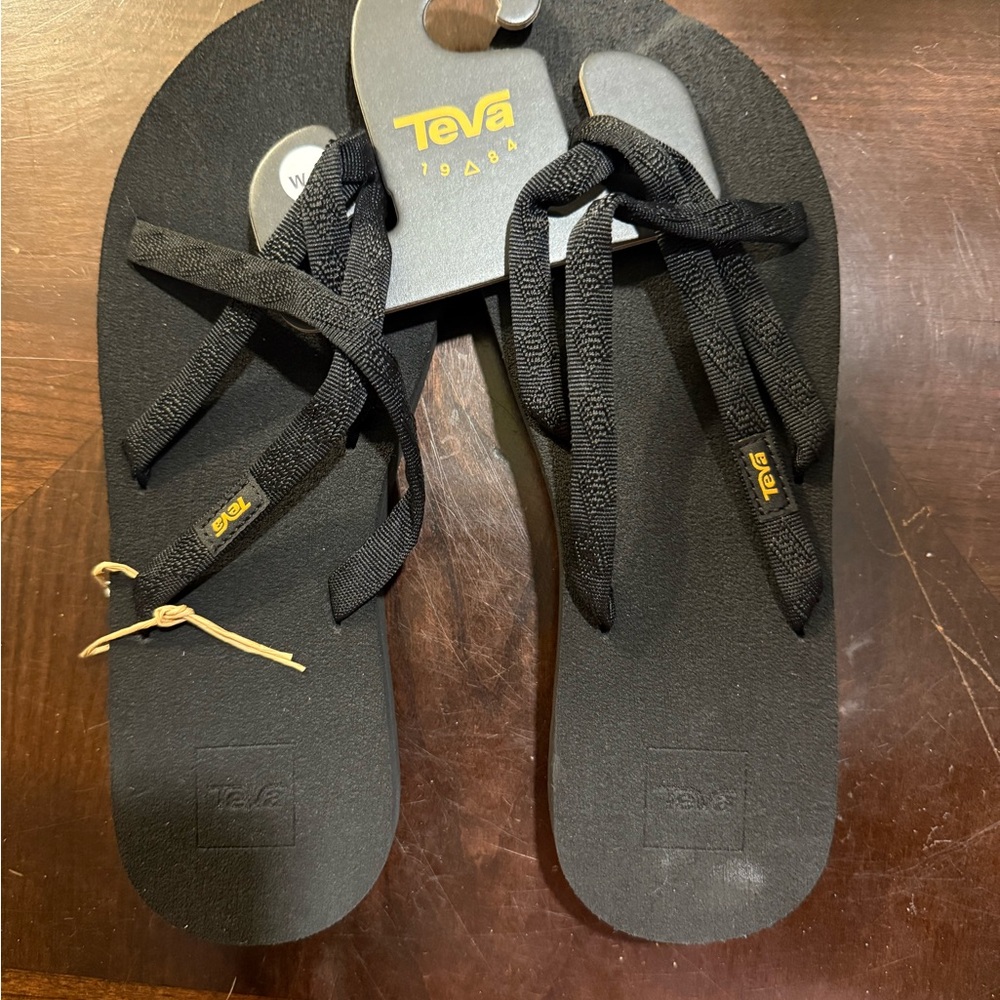 Teva Black Eco-Friendly Sandals